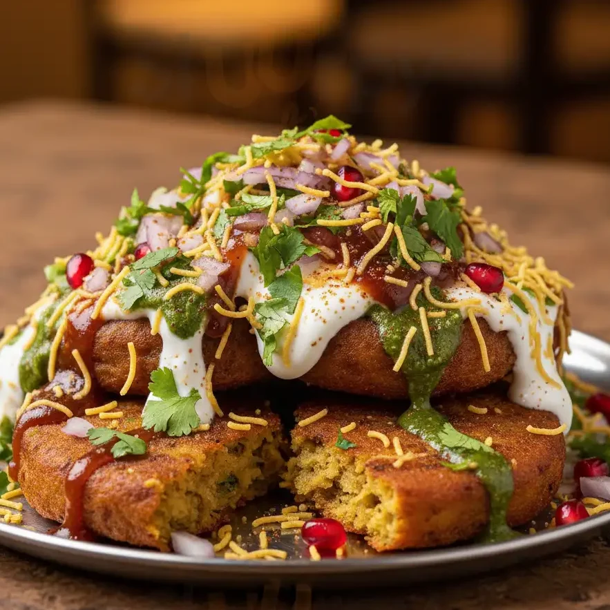 Authentic Aloo Tikki Chaat in Brampton at Chatori Gali.