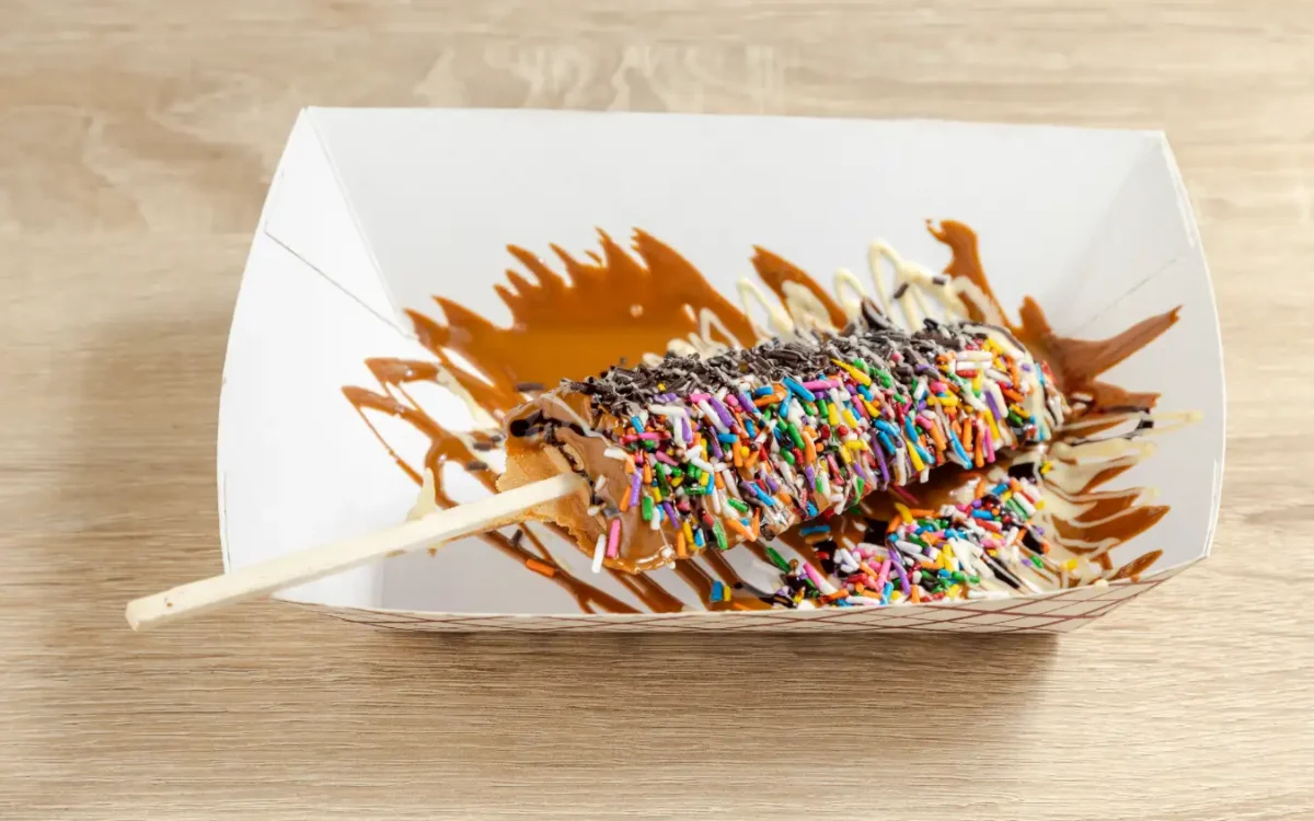 Sprinkle-covered waffles and desserts for Diwali celebration in Brampton