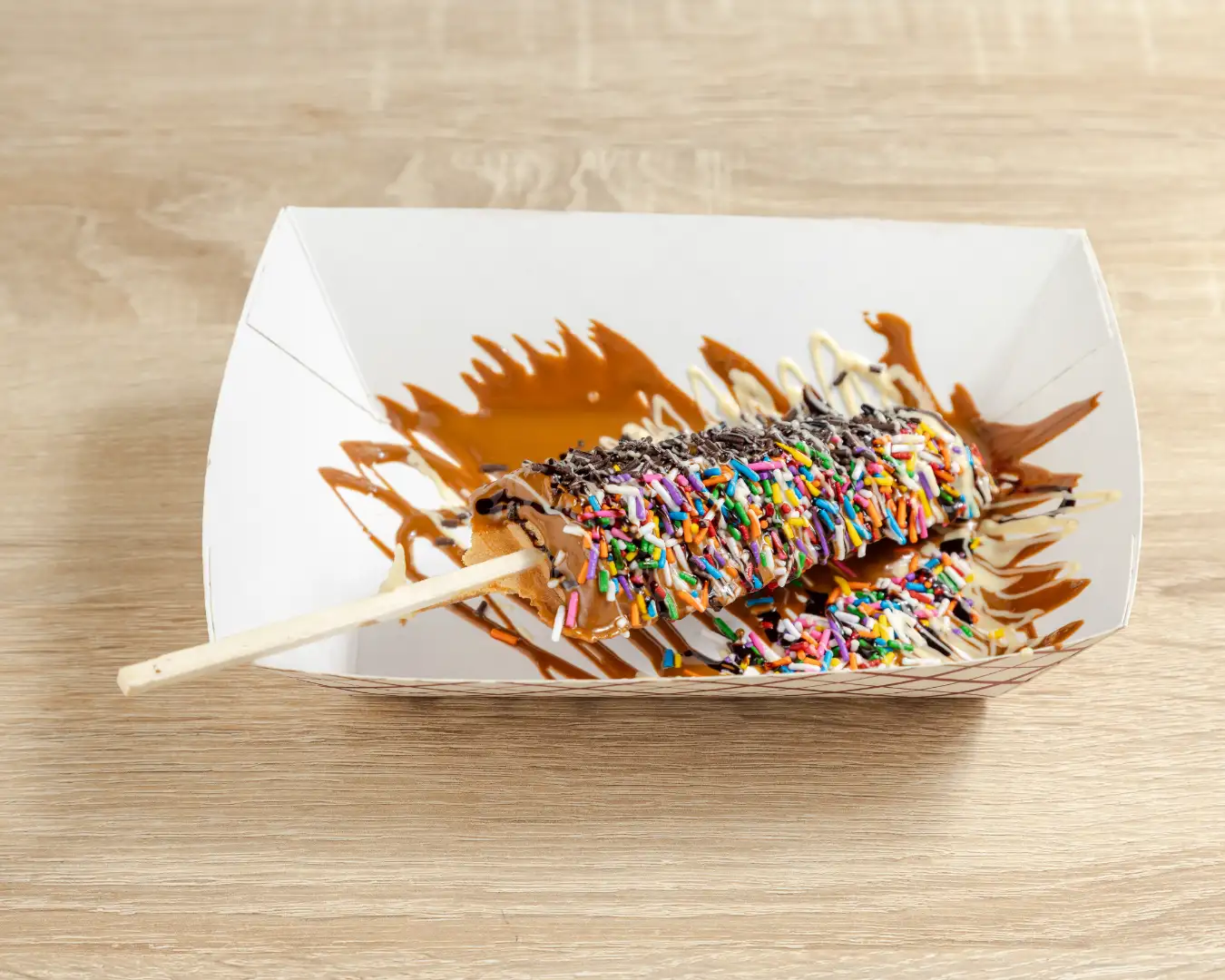 Sprinkle-covered waffles and desserts for Diwali celebration in Brampton